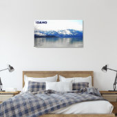 Berge am See Leinwanddruck (Insitu (Schlafzimmer))