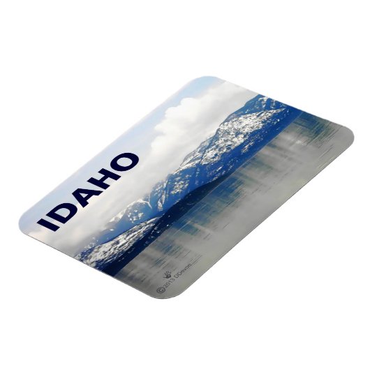 Berge am See Magnet (Linke Seite)