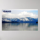 Berge am See Poster (Vorne)