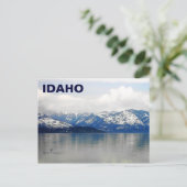 Berge am See Postkarte (Stehend Vorderseite)