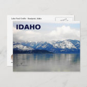 Berge am See Postkarte (Vorne/Hinten)