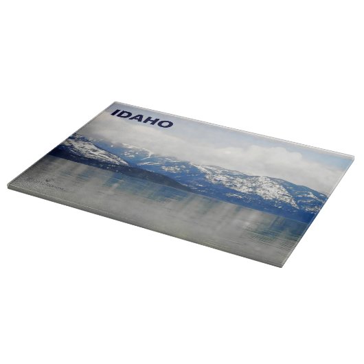 Berge am See Schneidebrett (Ecke)