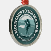 Berge auf dem Seeweg (T) Ornament Aus Metall (Rechts)