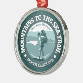 Berge auf dem Seeweg (T) Ornament Aus Metall (Links)