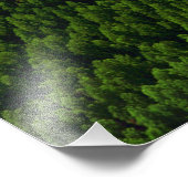 Berge auf den Azoren Fotodruck (Ecke)