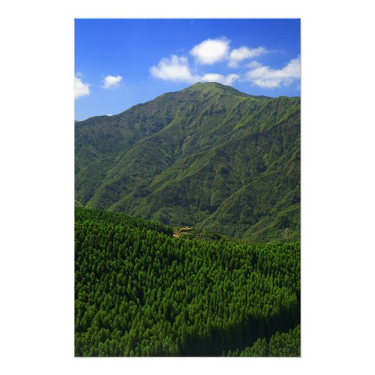 Berge auf den Azoren Fotodruck (Vorne)