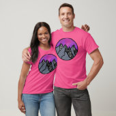 Berge) Baseballschlamm T-Shirt (Unisex)