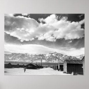 Berge bei Manzanar: 1943 Poster