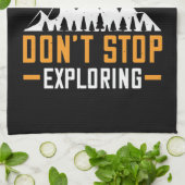 Berge - Bergerlebnis Geschirrtuch (Gefaltet)