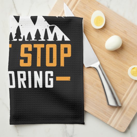 Berge - Bergerlebnis Geschirrtuch (Viertel Falte)