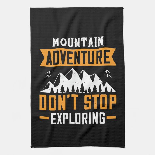 Berge - Bergerlebnis Geschirrtuch (Vertikal)