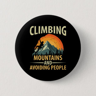 Berge besteigen Menschen meiden Wanderer Wandern A Button