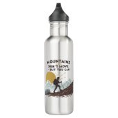 Berge bewegen sich nicht, aber man kann edelstahlflasche (Rechts)