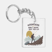 Berge bewegen sich nicht, aber man kann schlüsselanhänger (Vorderseite links)