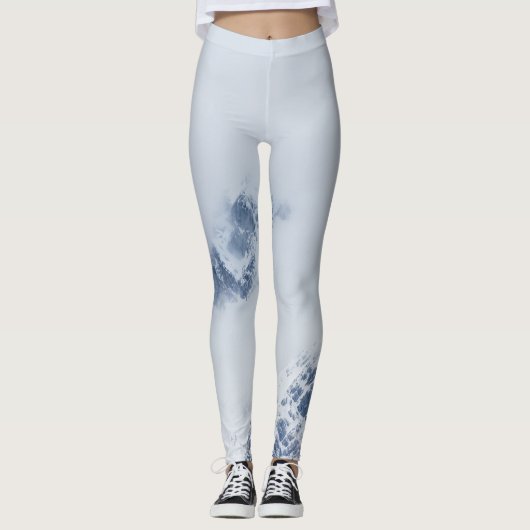 Berge bewölkt leggings (Vorderseite)