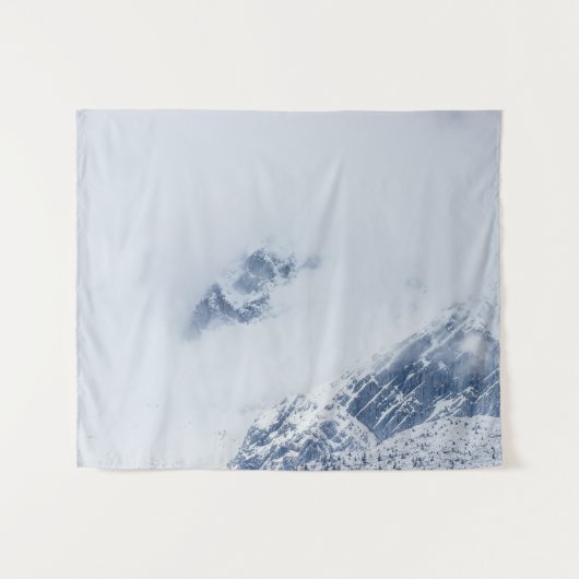 Berge bewölkt wandteppich (Vorderseite (Horizontal))