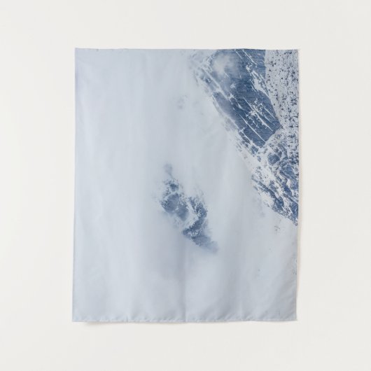 Berge bewölkt wandteppich (Vorderseite)