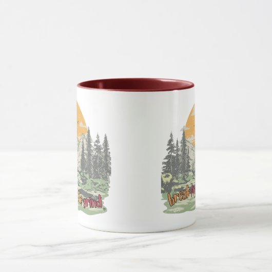 Berge BFTG Kaffee Tasse (Zentrum)