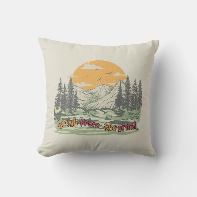 Berge BFTG Pillow Kissen (Vorderseite)