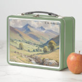 Berge Bilderlandschaft Personalisiert Metall Brotdose (Beispiel)