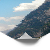 Berge, Blick in den Sequoia-Nationalpark Poster (Ecke)