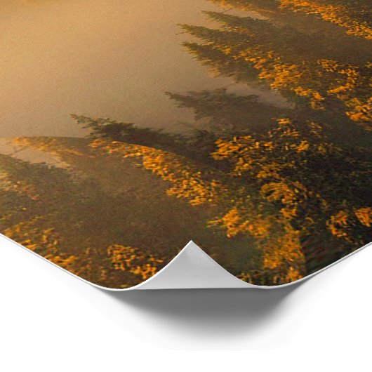 BERGE DAWWALD NATURSCHUTZ LANDSCHAFT POSTER (Ecke)