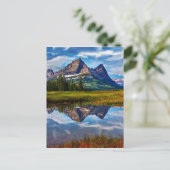 Berge des Glacier-Nationalparks Postkarte (Stehend Vorderseite)