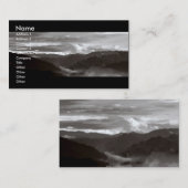 Berge; Die Ethereal/B&W Landschaft Visitenkarte (Vorne/Hinten)