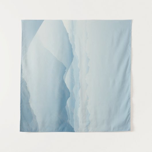 BERGE, DIE MIT FUSSGÄNGEN BEDECKT SIND WANDTEPPICH (Vorderseite (Horizontal))