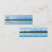 Berge - dünn mini visitenkarte (Vorne/Hinten)