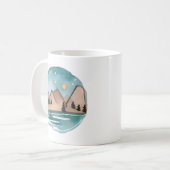 Berge entkommen unter den Sternen Kaffeetasse (Vorderseite Links)
