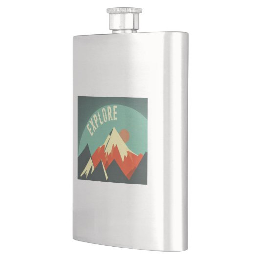 Berge erkunden flachmann (Links)