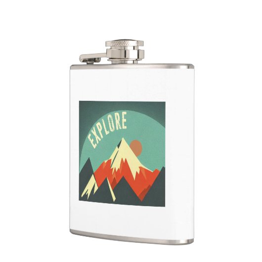 Berge erkunden flachmann (Links)