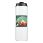 Berge erkunden thermosbecher (Vorderseite)