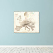 Berge Europas Leinwanddruck (Insitu (Holzboden))