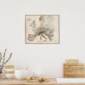 Berge Europas Poster (Küche)
