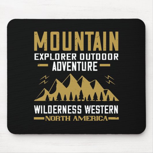 Berge Explorer Outdoor-Abenteuer Mousepad (Vorne)