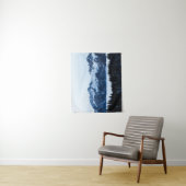 Berge, Fichtenwälder und Wolken Wandteppich (Beispiel)