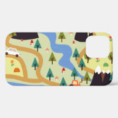 Berge, Flüsse, Wald, Autokomuster. Case-Mate iPhone Hülle (Rückseite (Horizontal))