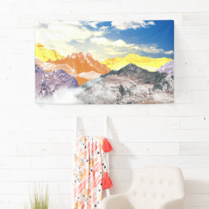 Berge (Fotomontage) 1 Banner