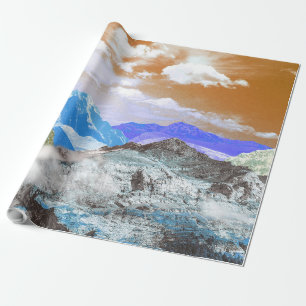 Berge (Fotomontage) 2 Geschenkpapier