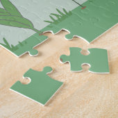 Berge & Frühlingsblumen Landschaftspuzzle Puzzle (Seite)