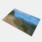 BERGE FUßMATTE (Schrägansicht)