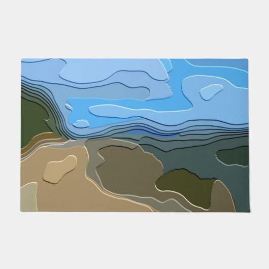 BERGE FUßMATTE (Vorderseite)