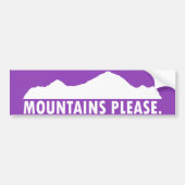 Berge gefallen autoaufkleber (Vorne)