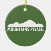 Berge gefallen keramikornament (Vorne)