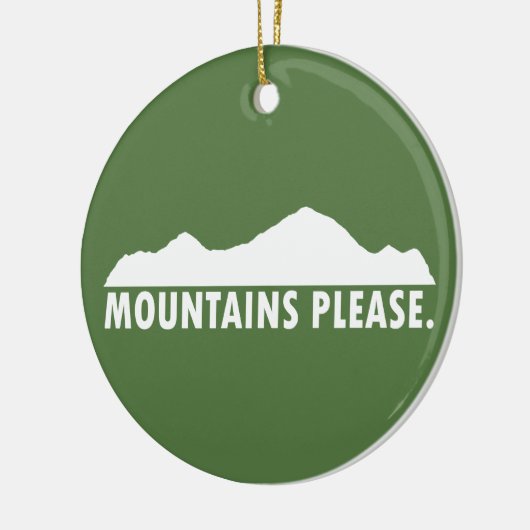 Berge gefallen keramikornament (Links)