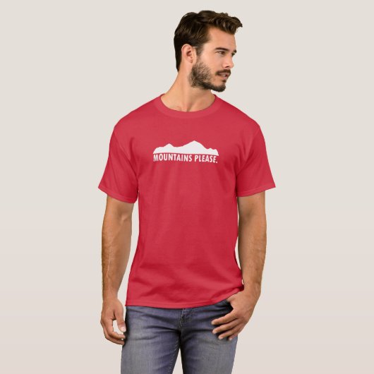 Berge gefallen T-Shirt (Vorne ganz)
