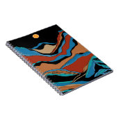 Berge Geometrisch Notizblock (Rechte Seite)