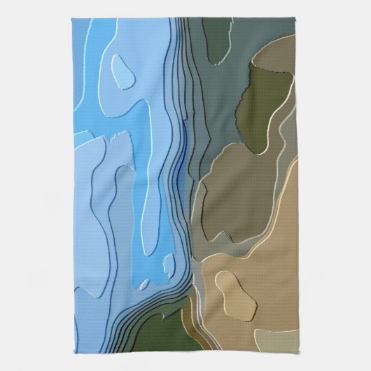 BERGE GESCHIRRTUCH (Vertikal)